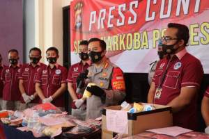 Polresta Tangerang Bekuk 13 Pengedar Pil Hexymer