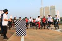 Sosialisasikan Pembukaan Tol Serpong Balaraja, Sekda Gowes Santai Bersama kementerian PUPR