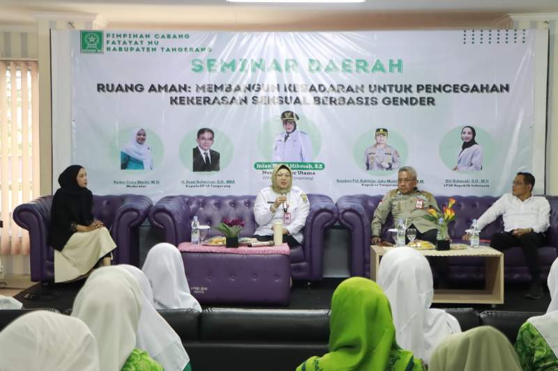 Wabup Intan Ajak Fatayat NU Tingkatkan Kesadaran Pencegahan Kekerasan Gender