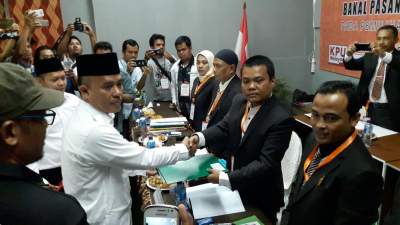 Pasangan calon perseorangan Kabupaten Lebak.