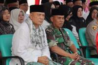 Wakili Dandim, Danramil 10/Sepatan Hadiri Peringatan Hari Santri