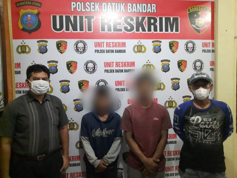 Keroyok Korban Hingga Masuk UGD, Dua Sekawan Kompak Gol Dibui Polsek Datuk Bandar