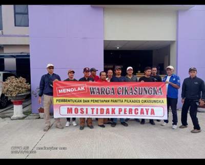 Warga Cikasungka Desak Pembentukan Panitia Pilkades Diulang