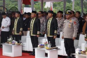Kapolresta Tangerang Ikuti dan Pimpin Pengamanan Kirab Pemilu