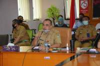 Zaki Tandatangani Komitmen Percepatan Proses Penyelesaian Ganti Kerugian Daerah