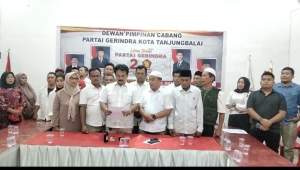 Gerindra Tanjungbalai Deklarasi Pasangan Prabowo-Gibran pada Pilpres 2024