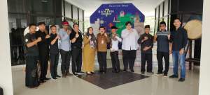 Kepala Dinas Pariwisata (Dispar) Provinsi Banten Al Hamidi usai bertemu dengan Sekretaris IPSI Kota Cilegon Bambang Andrianto dan Ketua Panitia Golok Day Reborn 2022 di KP3B Serang, Rabu (21/9/2022).