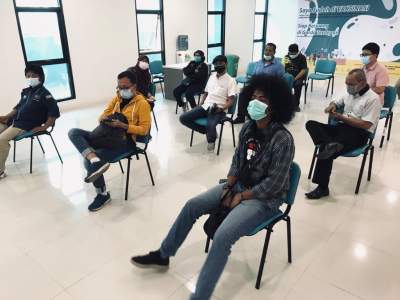 Puluhan Wartawan PWI Tangsel Ikut Vaksinasi Covid-19 Dukung Program Pemerintah