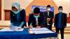 Airin Rachmi Diany dan petinggi DPRD Tangsel tandatangani nota kesepakatan APBD 2021.