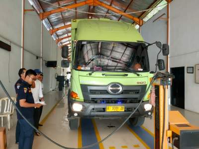 Capai Target, Dishub Setor PAD Retribusi Pengujian KIR Sebesar Rp 7.9 Miliar