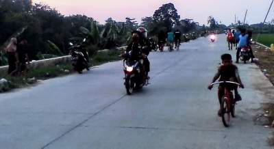 Beginilah Suasana New Normal di Jalan Gintung Talang Sukadiri