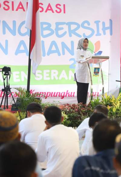 Lomba Kampung Bersih, Bupati Serang Ajak Masyarakat Perkuat Gotong Royong