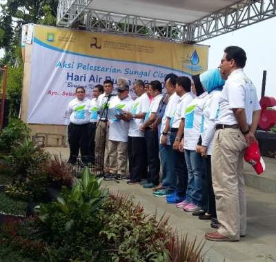 Pemkot Peringati Hari Air Sedunia Di Sungai Cisadane