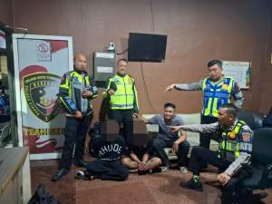 Blue Light Patrol Satlantas Polresta Tangerang Gagalkan Aksi Curanmor, Dua Pria Diamankan