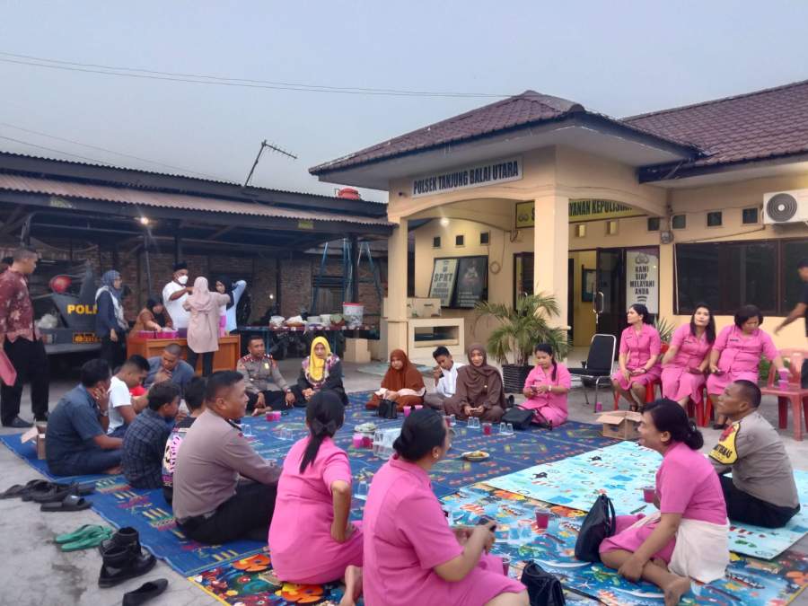 Pererat Silaturahmi, Kapolsek TBU Gelar Buka Bersama di Bulan Ramadhan