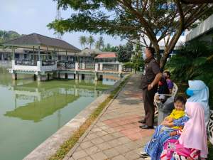 Manjakan Keluarga Pasien, RSUD Balaraja Siapkan Gajebo Diatas Danau