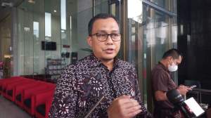 Kepala Bagian Pemberitaan KPK, Ali Fikri di Gedung KPK, Kuningan, Jakarta.