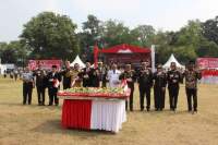 Syukuran Hari Kemenkumham ke-78, Tumpeng Kemenkumham Banten di Berikan Kepada Mitra Kerja
