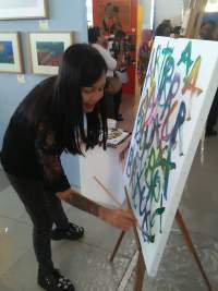 Karya Seni dari 5 RS Jiwa Dipamerkan di Terminal 3 Bandara Soetta