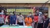 Polres Cilegon saat menggelar press conference di Mapolres Cilegon, Kamis (11/6).