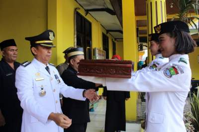 Peringatan HUT RI ke 74 di Kecamatan Jayanti Berlangsung Khidmat