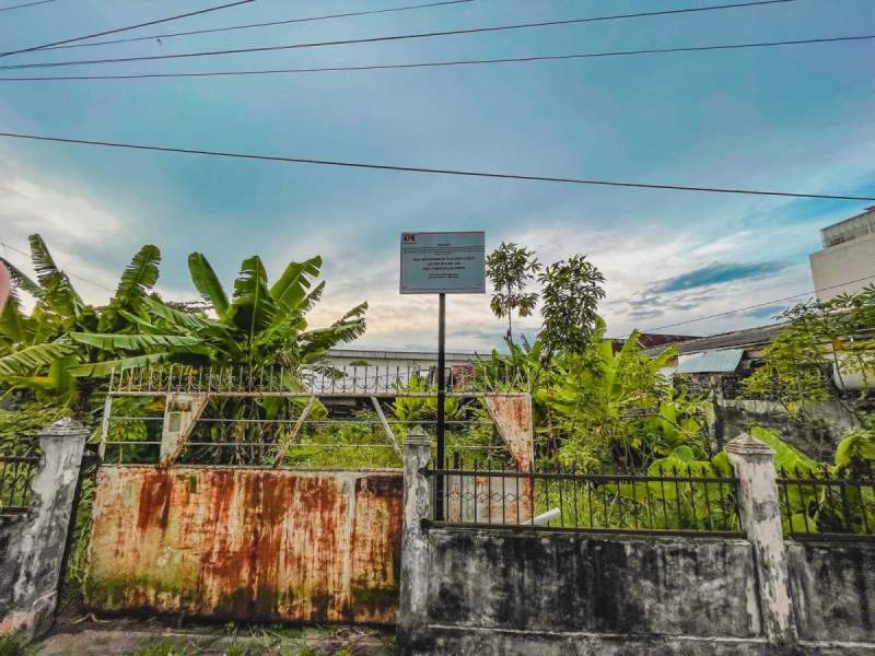 Tanah milik mantan Bupati Muara Enim, Ahmad Yani di Ilir Barat I Palembang, Sumatera Selatan.