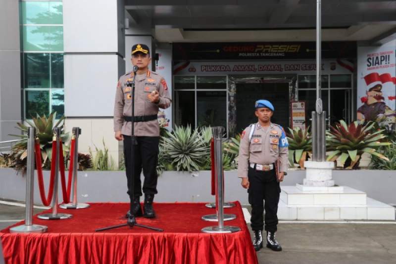 Kapolresta Tangerang Pimpin Upacara Hari Kesadaran Nasional