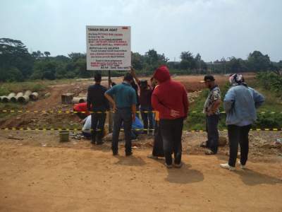 Akses Tol Sercin Sudah Dikerjakan, Pemilik Lahan Belum Menerima Ganti Untung