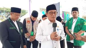 Kemenag Kab Tangerang H Baijuri Bersama H Abdul Kodir Ketua GP Ansor Kabupaten Tangerang.