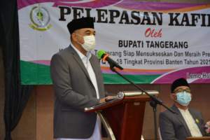 Zaki Lepas Kafilah MTQ Asal Kabupaten Tangerang