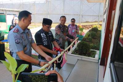 Kakanwil Hadiri Peresmian Sekolah NKRI dan Pojok Literasi Digital Lapas Kelas IIA Cilegon