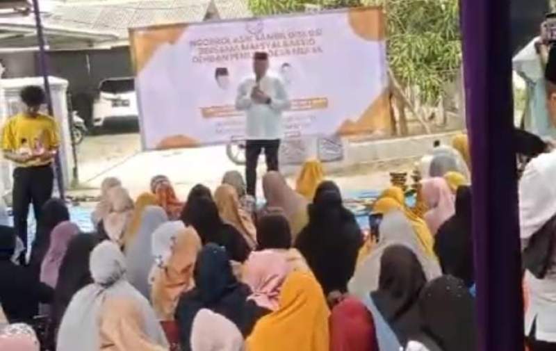 Zaki Sosialisasikan Program Maesyal Intan di Kediaman KH Djasmaryadi Merak