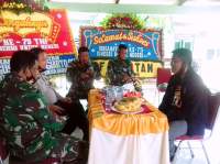 Ormas BPPKB Sepatan Timur Sambangi Koramil 10/Sepatan Beri Ucapan HUT TNI ke-75