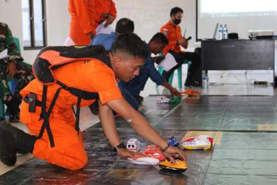 Basarnas Medan gelar simulasi dalam operasi SAR ajang F1 powerboat.