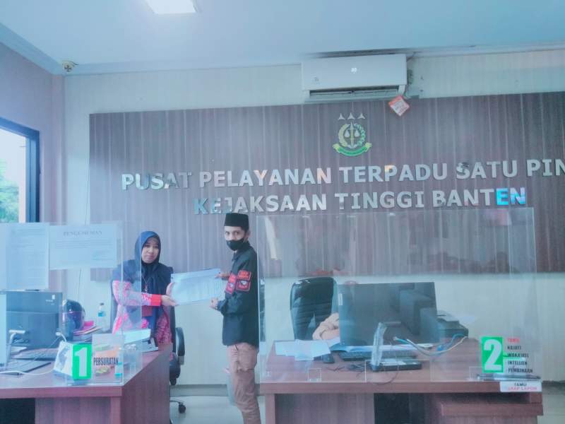 Diduga Selewengkan Anggaran Mamin, KPUD  Dilaporkan Ke Kejati Banten