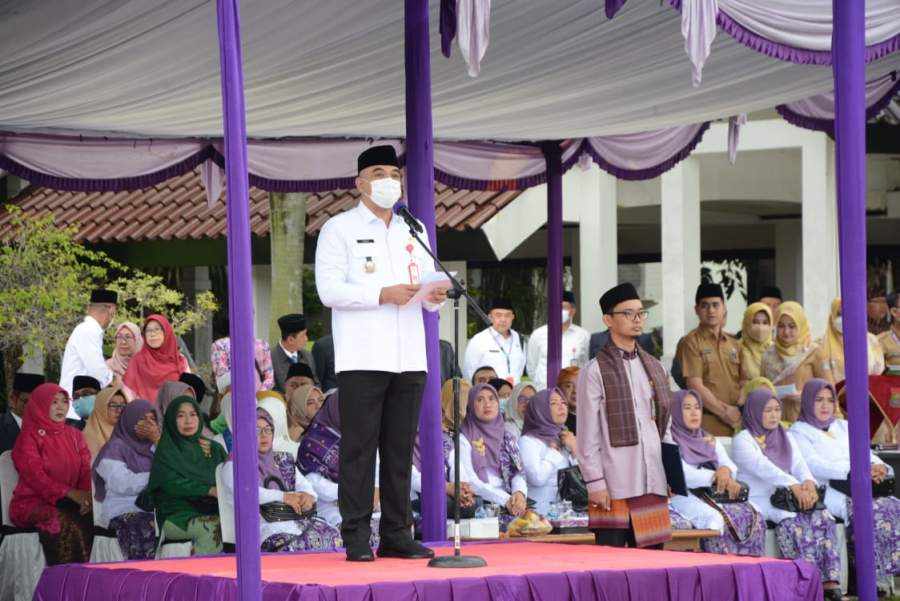 Bupati Tangerang Pimpin Upacara Hari Amal Bakti Ke-77