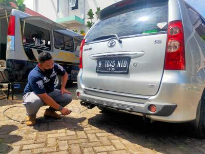 Sambut HUT Tangsel, Kantor Uji KIR Lakukan Uji Emisi Gratis