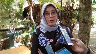 Kepala Dinas Perindustrian dan Perdagangan (Disperindag) Kota Tangsel, Maya Mardiana.