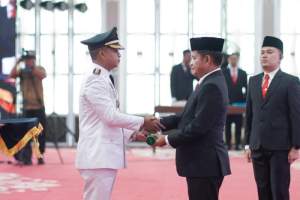 Pj Gubernur Sumatera Utara, Hassanudin  lantik Moetaqqien Hasrimi sebagai Pj Wali Kota Tebing Tinggi