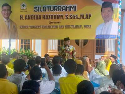 Andika Kunjungi Kader dan Sesepuh Golkar Kecamatan Sepatan