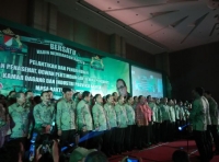 Pelantikan dan Pengukuhan Kadin yang diketuai H.Mulyadi Jayabaya,SE  oleh Pengurus Kadin Indonesia