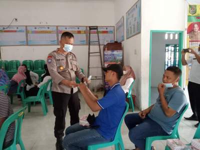Polres Asahan Gelar Fucus Group Discussion di Kantor Desa Bunut Sebrang