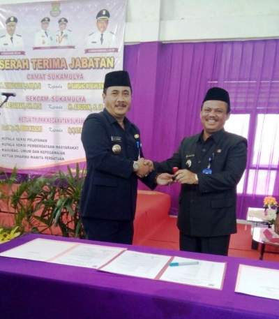 Sertijab Camat Sukamulya