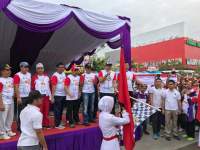 Ribuan warga Banjiri Jalan Sehat Kebangsaan