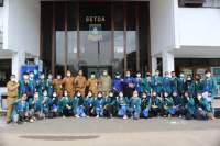 KKN Mahasiswa Unila, Sekda Kabupaten Serang Minta Mahasiswa Terapkan Prokes Covid 19