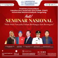 Seminar Nasional, Mahasiswa FISIP UMT Dalami Nilai-Nilai Pancasila