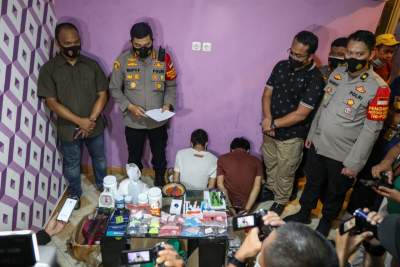 Rumah Pembuatan Ekstasi di Panongan Digrebek Polisi