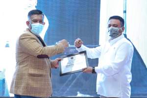 PWI Provinsi Banten Beri Penghargaan KIP untuk Kanwil Kemenkumham