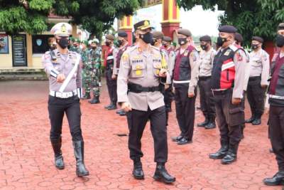 Polres Asahan Gelar Apel Ops Zebra Toba Tahun 2022