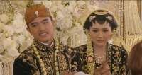 Resepsi pernikahan Kaesang Pangarep dan Erina Gudono di Solo, Jawa Tengah, Minggu (11/12/2022).